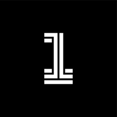 Triple Double Line Number Logotype 1