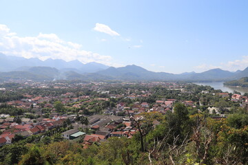 Paysage urbain à Luang Prabang, Laos