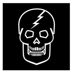 Gothic sign with skull, grunge vintage design t shirts