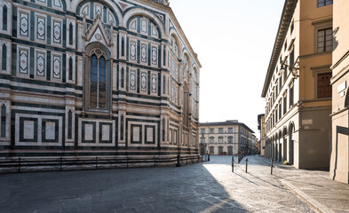 Florence Cathedral no people 
Duomo di Firenze Santa maria del Fiore senza persone
