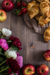 autumn still life with apples