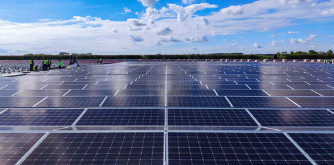 Solar panel mounting structure installation