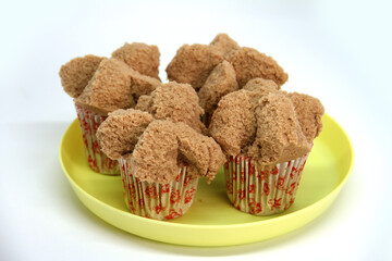 Indonesian Traditional Food, Steamed Sponge Cake (Brown)
