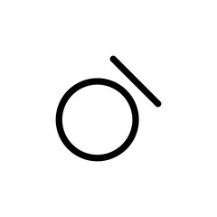 Laundry icon dry clean no steam with text isolated on white background. Dry clean no steam symbol. Washing sign.