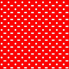 red polka dots pattern