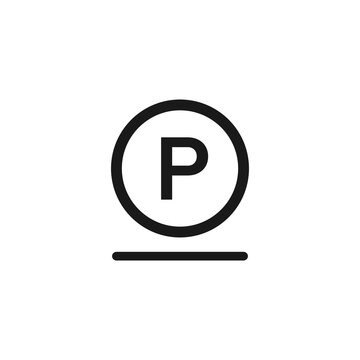 Laundry icon isolated on white background. Dry clean any solvent except trichloroethylene Delicate symbol. Washing sign.