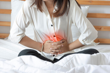 Acute stomach pain image