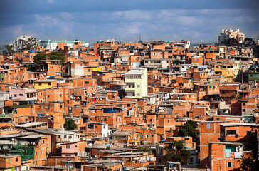 Colorful, crowded and dangerous, the favela's of Sao Paulo are home to millions of poor Brazilian...