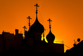 Russian Orthodox Church. San Telmo, Buenos Aires, Argentina.