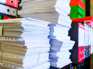 Colored office binders