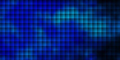 Dark BLUE vector template with rectangles.