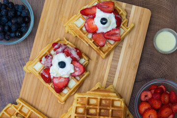 Traditional Healthy Belgian Waffle