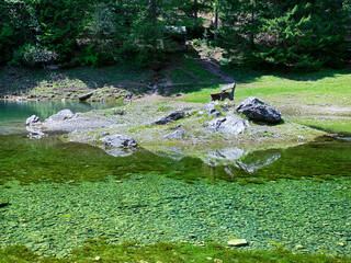 Grüner See Parkbank