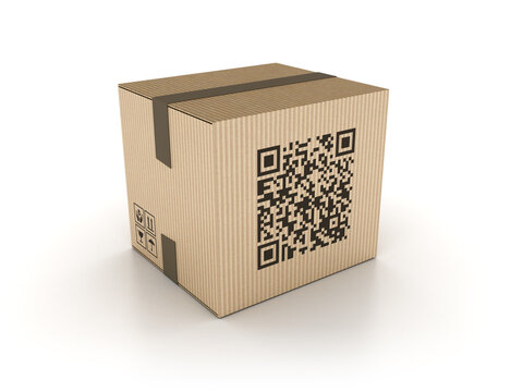 3D Cardboard Box With QR Code
