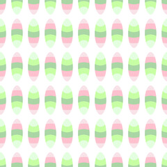 egg shape candy seamless pattern