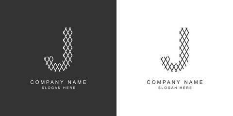 J logo. Modern J letter icon. Vector illustration.