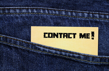 Contact me!