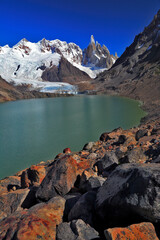 Torre Massif, in a sunny day. Los Glaciares National Park, Argentina.