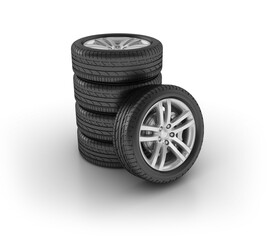 3D Car Wheels