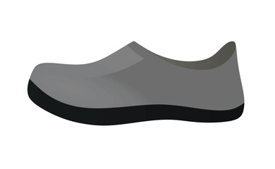 Grey sea shoe. vector illustration