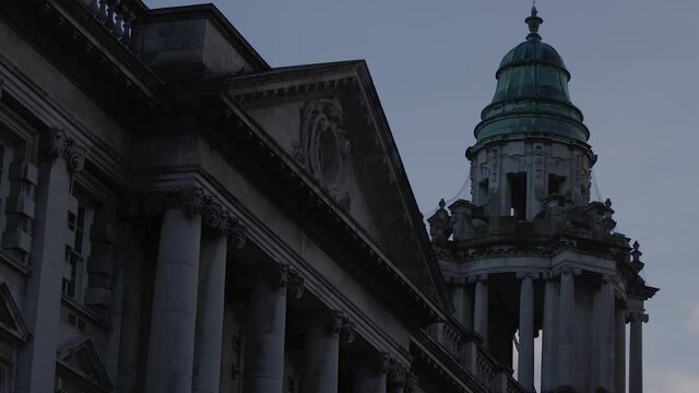 Belfast City building shot on RED Helium 8K with 12mm lens at 60fps in RED Gamma 2.2