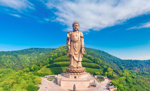 Lingshan Giant Buddha Tourism Scenic Area, Wuxi City, Jiangsu Province, China