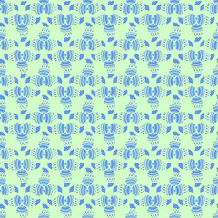  traditional peacock paisley print seamless pattern