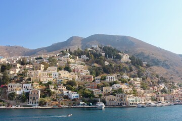 Fototapeta na wymiar Greek coast (Symi)