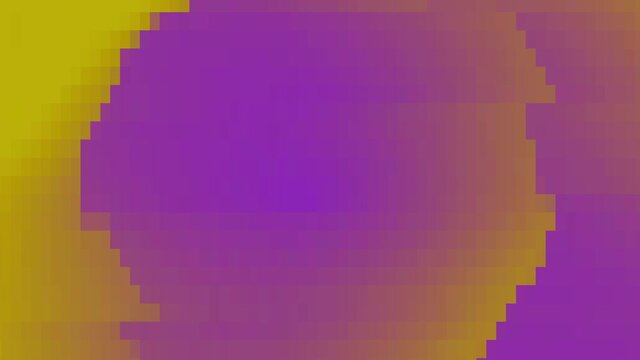 Colored Pixels Circle Gradient Flow Illusion Motion Loop Abstract Background