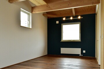 empty room with window