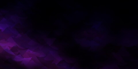 Dark Purple vector layout with rectangles, triangles.