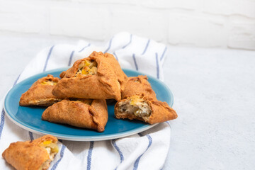 Traditional Tatar or Bashkirs pastry Ocpocmaq