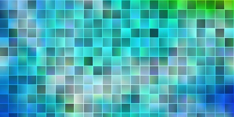 Light Blue, Green vector template with rectangles.