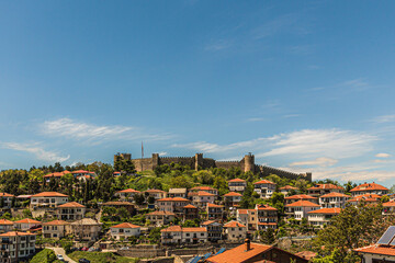 Fototapeta na wymiar Tzar Samuel's Fortress, City of Ohrid, North Macedonia (FYROM)