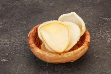 Asian cusine - homemade prawn chips