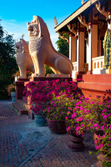 A beautiful view of Phnom Penh city, the capital of Cambodia.