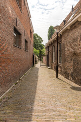 Dutch historical narrow street
