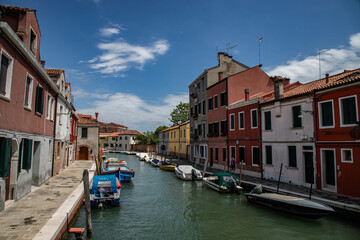 Fototapeta na wymiar Murano island near Venice, Italy
