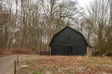 old wooden barn