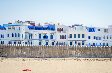 A tour of the old city of assilah in summer in sunny day