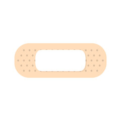 Medical plaster strip bandage. Cure bandages vector illustration isolated on white