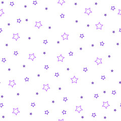 Asterisks.  Seamless pattern. Design for fabric, wrapping paper, background, wallpaper. Vector.