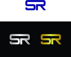 Letter S and letter R logo