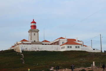 Fototapeta na wymiar Faro del Cabo da Roca, Portugal