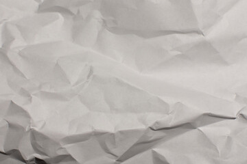 Obraz premium Crumpled sheet of paper. A sheet of white paper.