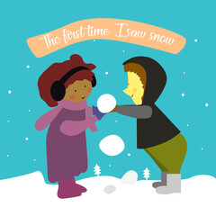 The first time I saw snow