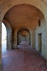 Obraz premium Maddaloni - Porticato del Santuario di San Michele e Santa Maria del Monte