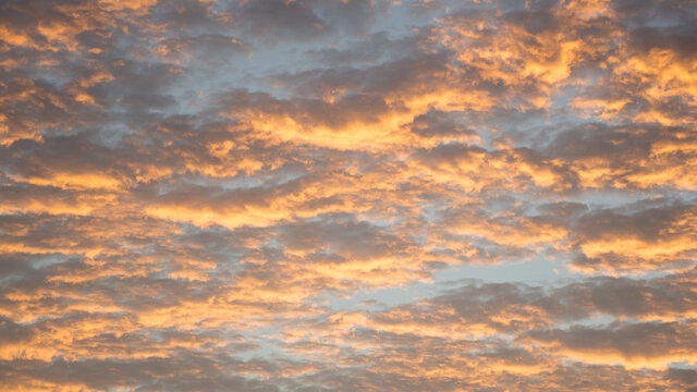 Clouds in sky at sunset