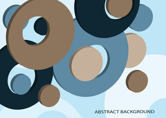 Abstract vector background. Volumetric geometric shapes. Cover design for magazine, book, screensaver, banner.