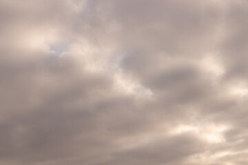 Obraz premium Through the rain clouds a little blue sky is visible